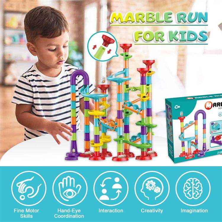 113-Piece Marble Run Track Set