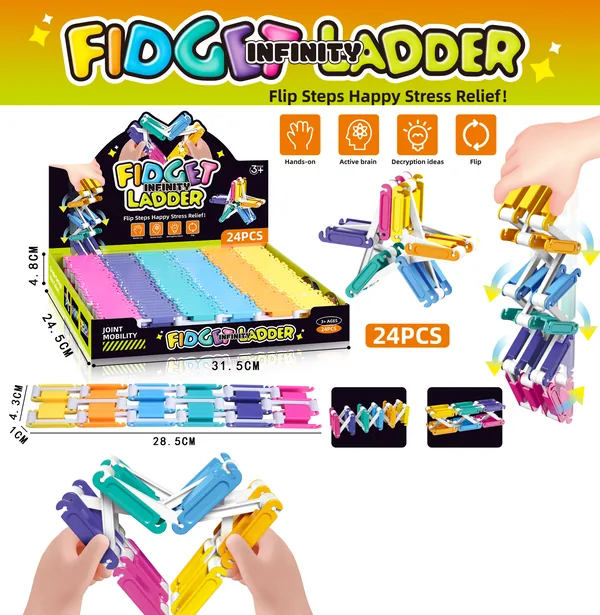 Flip-Flop Ladder Fidget - Display Pack