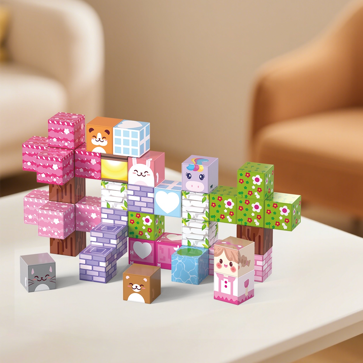 40-Piece Magnetic Cube Set - 20 mm Blocks - product view 4