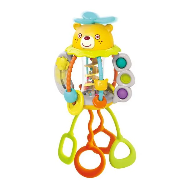 Pull-String Activity Ball with Pop Bubbles