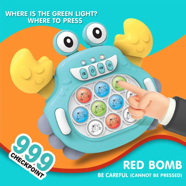 Electronic Quick-Push Light-Up Game