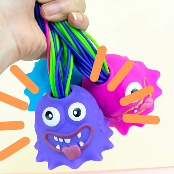 Hair-Pull Screaming Character Toy - Halloween Design - product view 15