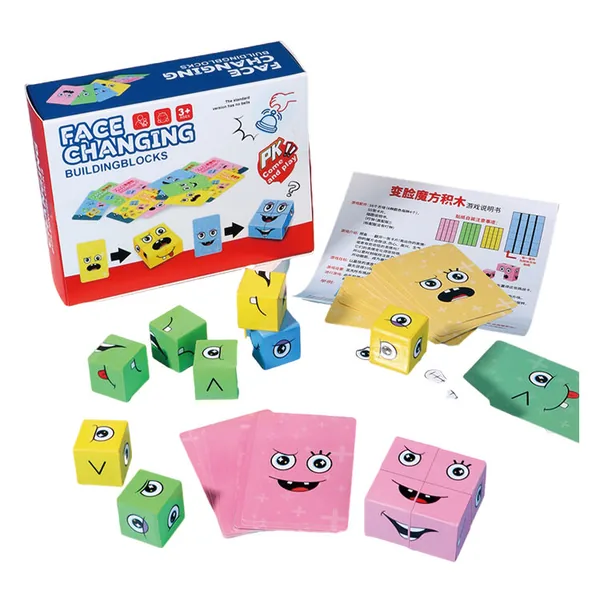 Expression-Matching Plastic Block Puzzle - product view 3